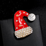 Maxbell Elegant Christmas Brooch Pins Lapel Brooch for Clothes suits Decoration Hat