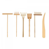 Maxbell Rake Zen Garden Sand Mini Tool Crafts Toy for Home Birthday Gift Supplies Yellow