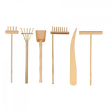 Maxbell Rake Zen Garden Sand Mini Tool Crafts Toy for Home Birthday Gift Supplies Yellow