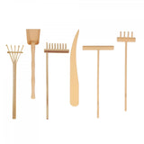 Maxbell Rake Zen Garden Sand Mini Tool Crafts Toy for Home Birthday Gift Supplies Yellow