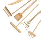 Maxbell Rake Zen Garden Sand Mini Tool Crafts Toy for Home Birthday Gift Supplies Yellow