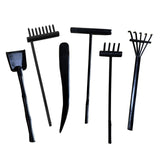 Maxbell Rake Zen Garden Sand Mini Tool Crafts Toy for Home Birthday Gift Supplies Black