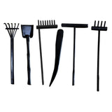 Maxbell Rake Zen Garden Sand Mini Tool Crafts Toy for Home Birthday Gift Supplies Black