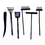 Maxbell Rake Zen Garden Sand Mini Tool Crafts Toy for Home Birthday Gift Supplies Black