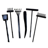Maxbell Rake Zen Garden Sand Mini Tool Crafts Toy for Home Birthday Gift Supplies Black