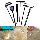 Maxbell Rake Zen Garden Sand Mini Tool Crafts Toy for Home Birthday Gift Supplies Black