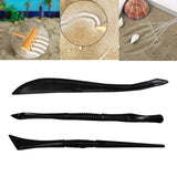 Maxbell Rake Zen Garden Sand Mini Tool Crafts Toy for Home Birthday Gift Supplies Black 1
