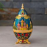 Maxbell Portable Toothpick Holder Toothpicks Case for Household Decor Ornament Dark Blue