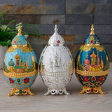 Maxbell Portable Toothpick Holder Toothpicks Case for Household Decor Ornament Dark Blue