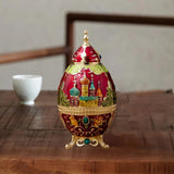 Maxbell Portable Toothpick Holder Toothpicks Case for Household Decor Ornament Red