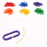 Maxbell 600x Hook Link Fine Motor Color Recognition C Link for Children Bird Kids