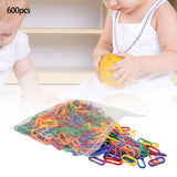 Maxbell 600x Hook Link Fine Motor Color Recognition C Link for Children Bird Kids