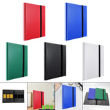 Maxbell 432 Card Pocket Binder Baseball Card Sleeves for Sports Cards TCG Cards Red