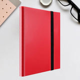 Maxbell 432 Card Pocket Binder Baseball Card Sleeves for Sports Cards TCG Cards Red