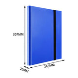 Maxbell 432 Card Pocket Binder Baseball Card Sleeves for Sports Cards TCG Cards Blue