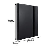 Maxbell 432 Card Pocket Binder Baseball Card Sleeves for Sports Cards TCG Cards Black