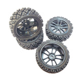 Maxbell 1: 10 Scale RC Tyres Wheel Tires Replace Part for DIY Accs Vehicle Parts Style B