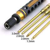 Maxbell RC Screw Driver Set 3.0mm for Cars Models Electrical Equipment Models