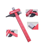 Maxbell T Type Marking Ruler Adjustable Line Gauge for Crafting Woodworking Drafting