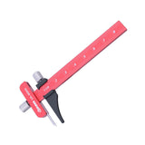 Maxbell T Type Marking Ruler Adjustable Line Gauge for Crafting Woodworking Drafting