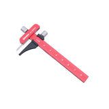 Maxbell T Type Marking Ruler Adjustable Line Gauge for Crafting Woodworking Drafting