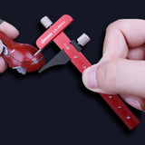 Maxbell T Type Marking Ruler Adjustable Line Gauge for Crafting Woodworking Drafting