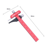 Maxbell T Type Marking Ruler Adjustable Line Gauge for Crafting Woodworking Drafting