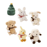 Maxbell Mini Christmas Tree Plush Toy Decoration for Festival Living Room