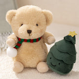 Maxbell Mini Christmas Tree Plush Toy Decoration for Festival Living Room