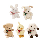 Maxbell Lovely Mini Plush Toy Soft Ornaments Gift for Home Living Room Holiday Rabbit