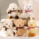 Maxbell Lovely Mini Plush Toy Soft Ornaments Gift for Home Living Room Holiday Rabbit