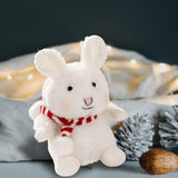 Maxbell Lovely Mini Plush Toy Soft Ornaments Gift for Home Living Room Holiday Rabbit