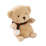 Maxbell Lovely Mini Plush Toy Soft Ornaments Gift for Home Living Room Holiday Bear