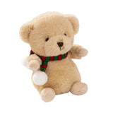 Maxbell Lovely Mini Plush Toy Soft Ornaments Gift for Home Living Room Holiday Bear