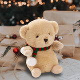 Maxbell Lovely Mini Plush Toy Soft Ornaments Gift for Home Living Room Holiday Bear