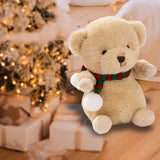 Maxbell Lovely Mini Plush Toy Soft Ornaments Gift for Home Living Room Holiday Bear