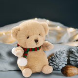 Maxbell Lovely Mini Plush Toy Soft Ornaments Gift for Home Living Room Holiday Bear