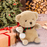 Maxbell Lovely Mini Plush Toy Soft Ornaments Gift for Home Living Room Holiday Bear