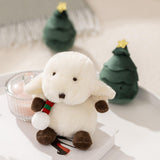 Maxbell Lovely Mini Plush Toy Soft Ornaments Gift for Home Living Room Holiday Sheep