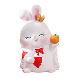 Maxbell Small Rabbit Piggy Bank Unbreakable Collection for Home Decoration Gift Lucky Rabbit L
