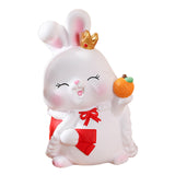 Maxbell Small Rabbit Piggy Bank Unbreakable Collection for Home Decoration Gift Lucky Rabbit L