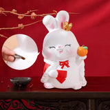 Maxbell Small Rabbit Piggy Bank Unbreakable Collection for Home Decoration Gift Lucky Rabbit L