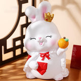 Maxbell Small Rabbit Piggy Bank Unbreakable Collection for Home Decoration Gift Lucky Rabbit L