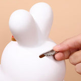 Maxbell Small Rabbit Piggy Bank Unbreakable Collection for Home Decoration Gift Ingot Rabbit S