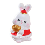 Maxbell Small Rabbit Piggy Bank Unbreakable Collection for Home Decoration Gift Ingot Rabbit S