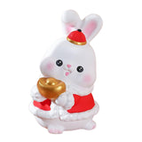 Maxbell Small Rabbit Piggy Bank Unbreakable Collection for Home Decoration Gift Ingot Rabbit S