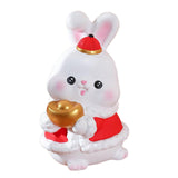 Maxbell Small Rabbit Piggy Bank Unbreakable Collection for Home Decoration Gift Ingot Rabbit S