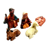 Maxbell Nativity Figurines Set Jesus Statue Christmas Ornament Gifts Christian 5Pcs