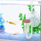 Maxbell CO2 Diffuser U Shape Transparent Acrylic for Aquarium Fish Tank Equipment M