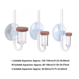 Maxbell CO2 Diffuser U Shape Transparent Acrylic for Aquarium Fish Tank Equipment L